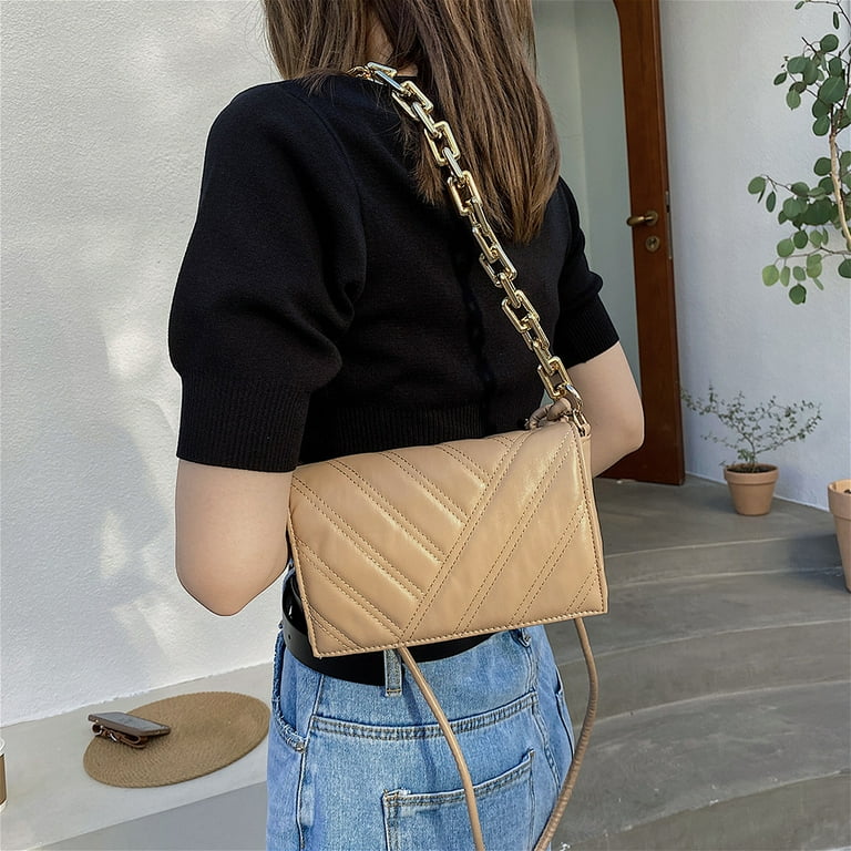 Women PU Buckle Chain Crossbody Messenger Shoulder Bag Handbags Small Flap Women PU Buckle Chain Crossbody Messenger Shoulder Bag Handbags Small Flap